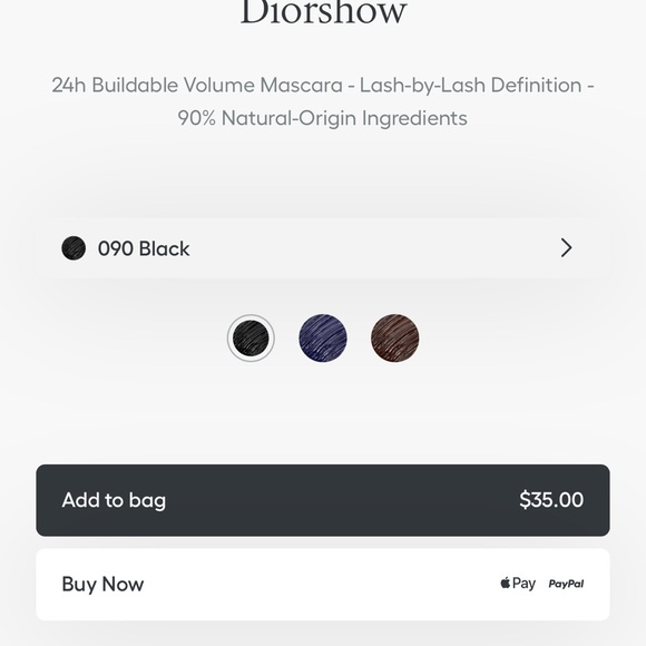 SALE🔥3pc Dior 2025 Black Mesh Makeup Bag w/Diorshow full size mascara & lip - Picture 15 of 16